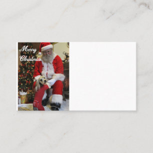 Tarjeta De Visita Papas Santa