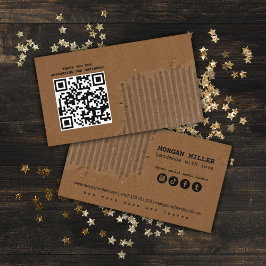 Tarjeta De Visita Papel cosechado de cartón para naves