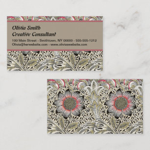 Tarjeta De Visita Papel de fondo de pantalla de William Morris Cornc