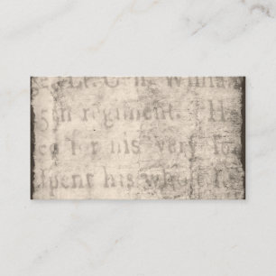Tarjeta De Visita Papel de pergamino gris del texto del negro de los