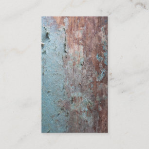 Tarjeta De Visita Papel desgarrado de cosecha azul