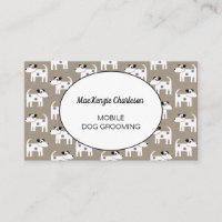 Papel marrón de Dog Grooming Jack Russell Terrier