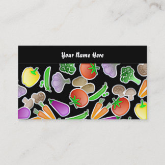 Tarjeta De Visita Papel pintado vegetal, su nombre aquí