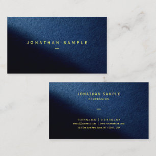 Tarjeta De Visita Papel semibrillante tu Personalizado Textos Elegan