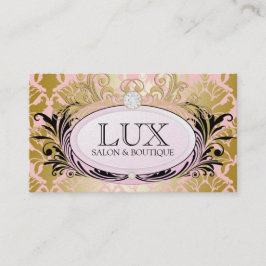 Tarjeta De Visita Papel superior de la perla del rosa opulento del