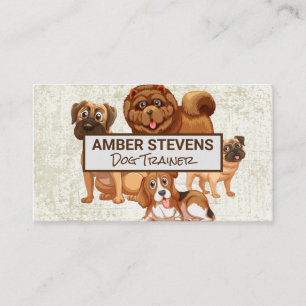 Tarjeta De Visita Paquete de perros   Animal