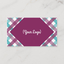 Tarjeta De Visita Paquete Plaid Business, 3,5" x 2,0", 100"