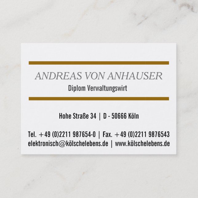 Tarjeta De Visita Para agentes inmobiliarios & expertos de (Reverso)