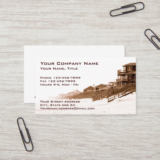 Tarjeta de visita para alquiler de inmuebles (Anverso/Reverso In Situ)