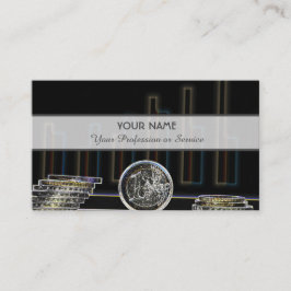 Tarjeta De Visita Para banqueros profesionales o expertos financiero