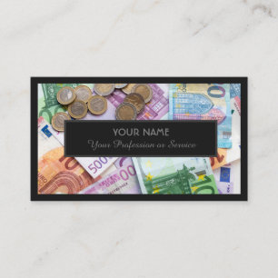 Tarjeta De Visita Para banqueros profesionales o expertos financiero