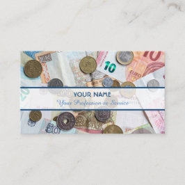 Tarjeta De Visita Para banqueros profesionales o expertos financiero