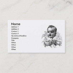 Tarjeta de visita para bebés