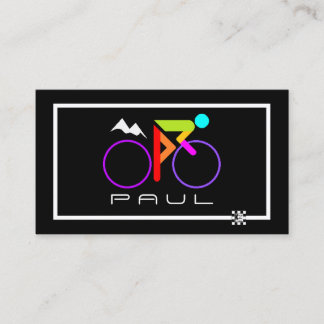 Tarjeta de visita para bicicletas