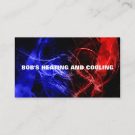 Tarjeta de visita para calefacción y aire acondici