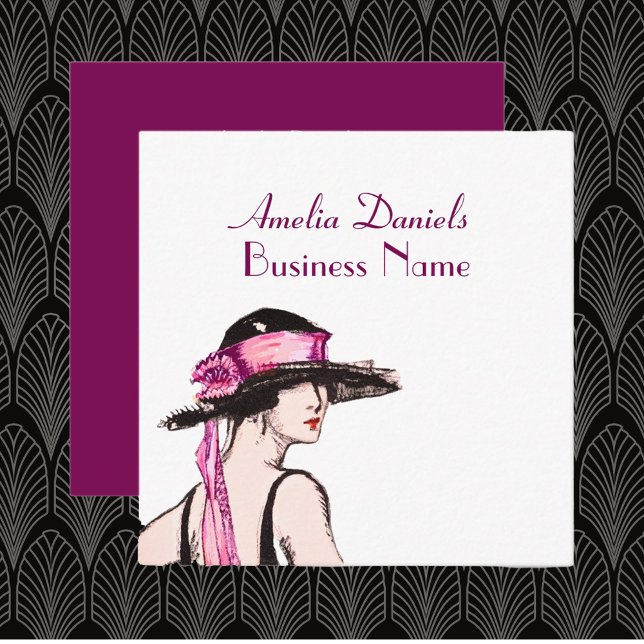 Tarjeta de visita para Chica Flapper de la época d (Subido por el creador)