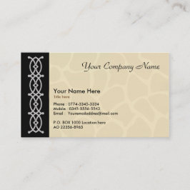 Tarjeta de visita para el artista