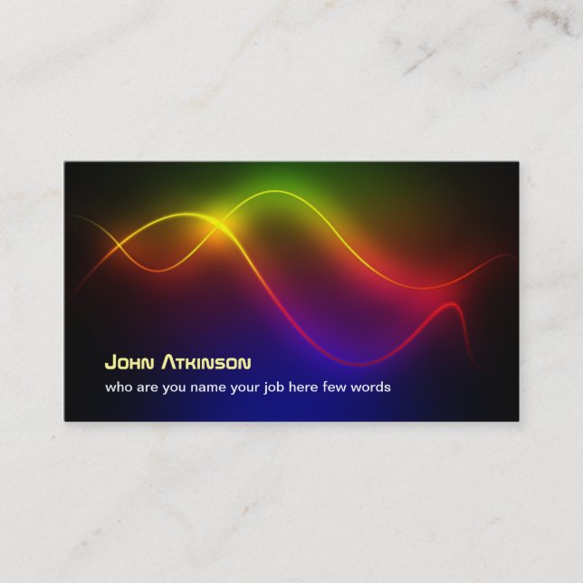 tarjeta de visita para el negocio (Anverso)