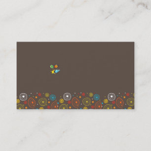 tarjeta de visita para el niño