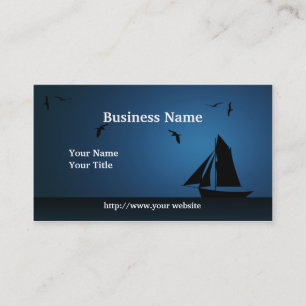 Tarjeta de visita para el Personalizado azul marin