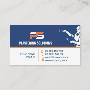 tarjeta de visita para especialista en enlucido