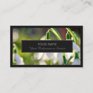 Tarjeta De Visita Para expertos en floristería y floristas profesion