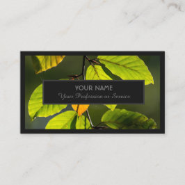 Tarjeta De Visita Para expertos en jardín y negocios de diseñadores