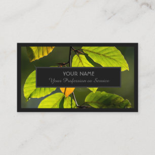 Tarjeta De Visita Para expertos en jardín y negocios de diseñadores 