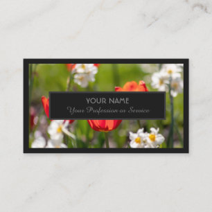 Tarjeta De Visita Para expertos florales y floristas profesionales