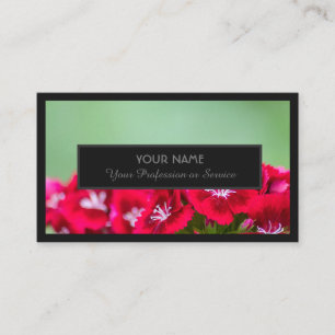 Tarjeta De Visita Para expertos florales y floristas profesionales