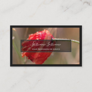 Tarjeta De Visita Para expertos florales y floristas profesionales
