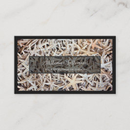 Tarjeta De Visita Para expertos marítimos y amantes de los mariscos