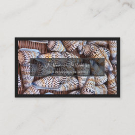 Tarjeta De Visita Para expertos marítimos y amantes de los mariscos 