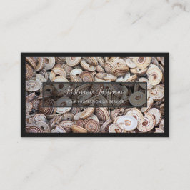 Tarjeta De Visita Para expertos marítimos y amantes de los mariscos