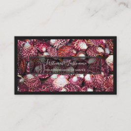 Tarjeta De Visita Para expertos marítimos y amantes de los mariscos 