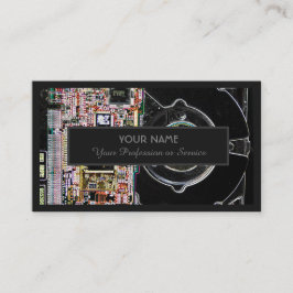 Tarjeta De Visita Para expertos profesionales en informática o almac