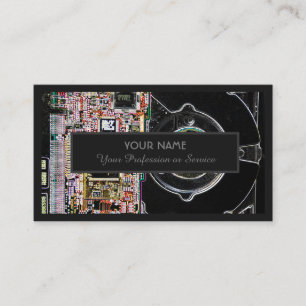 Tarjeta De Visita Para expertos profesionales en informática o almac