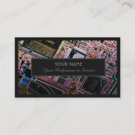 Tarjeta De Visita Para expertos profesionales en informática o almac