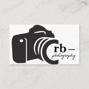 Tarjeta de visita para fotógrafo mínimo