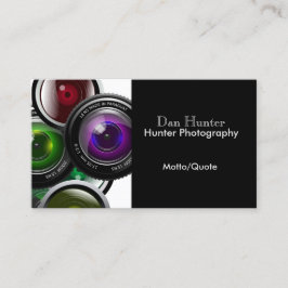 Tarjeta de visita para fotógrafo moderno