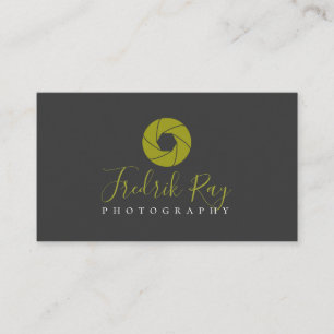 Tarjeta de visita para fotógrafo moderno Guay