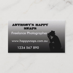 Tarjeta de visita para fotógrafos