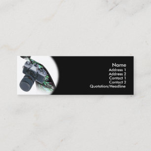Tarjeta de visita para fotógrafos