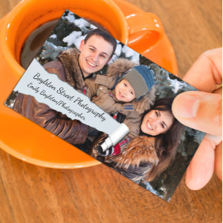Tarjeta de visita para fotógrafos