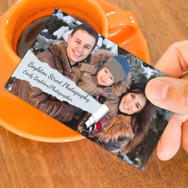 Tarjeta de visita para fotógrafos (Subido por el creador)