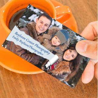 Tarjeta de visita para fotógrafos