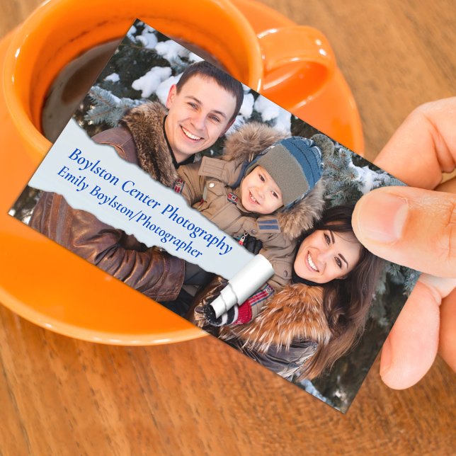 Tarjeta de visita para fotógrafos (Subido por el creador)