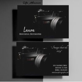 Tarjeta de visita para fotógrafos