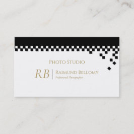 Tarjeta de visita para fotógrafos elegantes