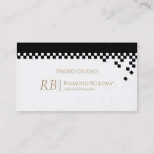 Tarjeta de visita para fotógrafos elegantes